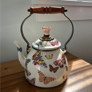 Mackenzie Childs butterfly teapot